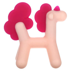 Boon Prance Unicorn Silicone Teether | Dual-Texture Baby Soother