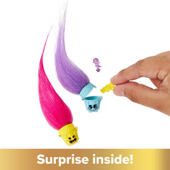 Mattel DreamWorks Trolls Hair Pops Queen Poppy Small Doll & Accessories