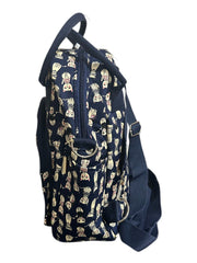 Women's 3-Piece Kitty Cat Travel Bag Set – Navy & Cream