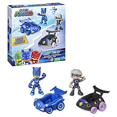 PJ Masks Catboy vs Luna Girl Racer Set with Figures & Cars