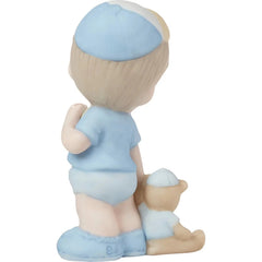 Precious Moments Oh Boy! Toddler & Teddy Bear Porcelain Figurine