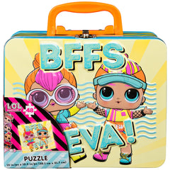 L.O.L. Surprise! 48-Piece Kids Puzzle in Collectible Tin with Handle