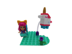 Mega Barbie Color Reveal Party Building Set with Micro-Doll