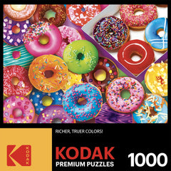 Kodak Premium I Love Donuts 1000-Piece Jigsaw Puzzle for Adults
