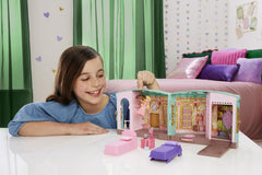 Mattel Wicked So Popular Dorm Doll Playset | 3 Play Spaces & 9 Accessories