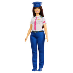 Barbie Careers Pilot Doll with Removable Uniform & Flight Cap