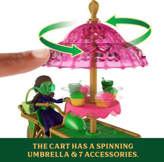 Mattel Wicked Emerald City Dessert Cart Playset with Elphaba Doll