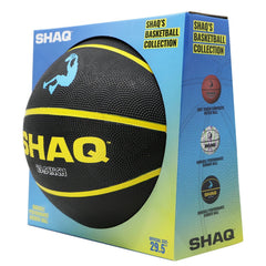 Hunter SHAQ Official Basketball 29.5" – Black & Yellow