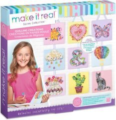 Make It Real Quilling Creations – DIY Paper Art Kit, Ages 8+