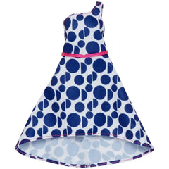 Barbie Blue Polka Dot Fashion Dress – Trendy Doll Outfit