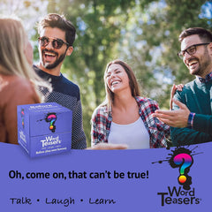 Word Teasers Before They Were Famous Trivia Card Game
