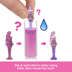 Barbie Mini BarbieLand Color Reveal Doll – Water Surprise 1.5-inch