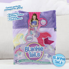Blankie Tails Unicorn Mermaid Wearable Tail Blanket – Double Sided