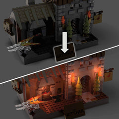 MEGA The Witcher Building Set – Corvo Bianco & Griffin 431 Pieces