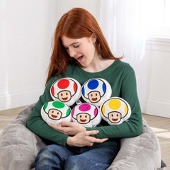 Club Mocchi-Mocchi- Super Mario Toad Squishy Plush | 6 Inch