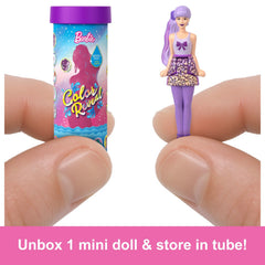 Barbie Mini BarbieLand Color Reveal Doll – Water Surprise 1.5-inch