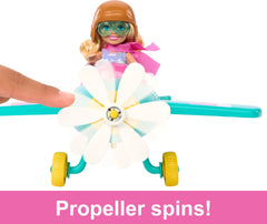Barbie Chelsea Pilot Doll & Plane Playset with Puppy