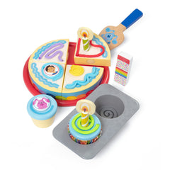 Melissa & Doug Blue's Clues Wooden Birthday Party Play Set