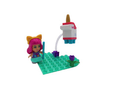 Mega Barbie Color Reveal Party Building Set with Micro-Doll