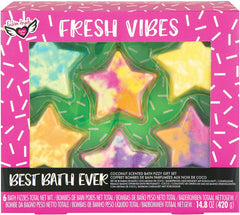 Fashion Angels Coconut Scented Star-Shaped Bath Bomb Gift Set (6-Pack)