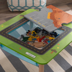 KidKraft Rocky Mountain Wooden Train Set & Table with 50 Accessories