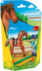 PLAYMOBIL Horse Therapist Playset 9259 – Figure & Horse