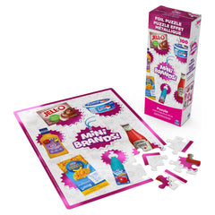 Spin Master Mini Brands Activity Bundle — Board Game & Foil Puzzle