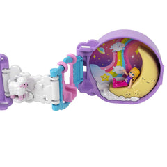 Mattel Polly Pocket Pajama Party Sleepy Pets Compact Playset