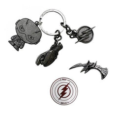 The Flash CHS Keychain & Pin Set – Officially Licensed Metal Charm Set