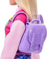 Barbie I Love School Doll & Accessories 7-Piece Set
