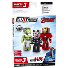 Marvel Avengers 3D Character Creator Basic Refill Pack