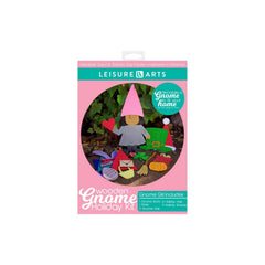Leisure Arts Wood Garden Gnome Craft Kit – Basics Girl