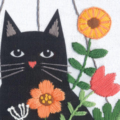Dimensions Cat Planter Needlepoint Embroidery Kit for Beginners, 6"