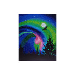 Leisure Arts Aurora Eagle Diamond Painting Kit 16x20 Inch