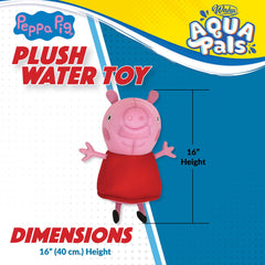 Wahu Aqua Pals Peppa Pig Waterproof Plush Toy 16"