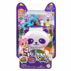Polly Pocket Cuddly Toys Compact Panda Play Set