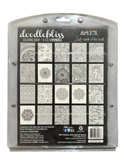 Art 101 Doodlebliss Coloring Book & 8 Pencil Set