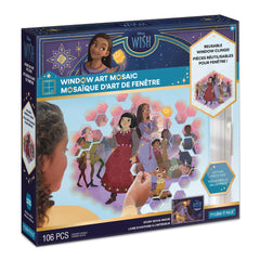 Make It Real Disney Wish Window Art Mosaic Cling Kit – Ages 6+