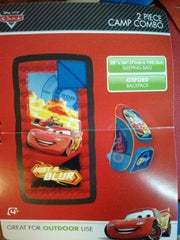 Disney Pixar Cars Kids Sleeping Bag with Backpack