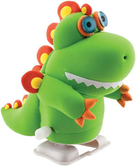 Wizzworx Walking Dinosaur Kit – Green Wind-Up Buildable Dino