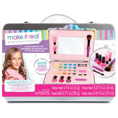 Make It Real Glam Makeup Set – 10-Piece Travel Case Kit