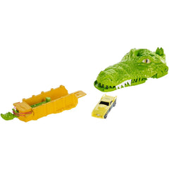 Hot Wheels Crocodile Crunch Play Set with 1 Car