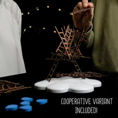 Thames & Kosmos Catch The Moon | Wooden Ladder Stacking Game