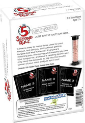 PlayMonster 5 Second Rule Uncensored – Adults-Only Party Card Game