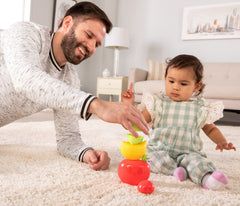 Lamaze Stack & Nest Fruit Pals – Sensory Stacking Toy for Babies