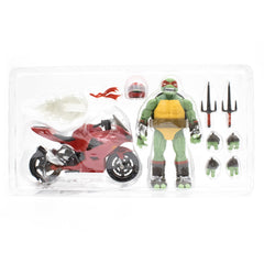 The Loyal Subjects TMNT BST AXN IDW Raphael Figure with Candy Coat Bike