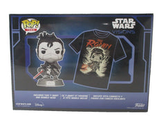 Funko Star Wars Visions The Ronin Vinyl Figure & Graphic Tee Bundle