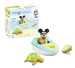 PLAYMOBIL 1.2.3 Disney Mickey Boat Tour Playset for Ages 12M+