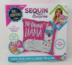 Cra-Z-Art Sequin Surprise Make Your Own Llama Pillow Kit