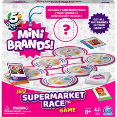 5 Surprise Mini Brands Supermarket Race Game by Spin Master